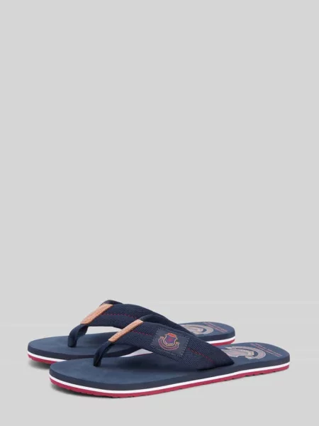 Japonki Tommy Hilfiger Patch Beach Sandal desert sky granatowe