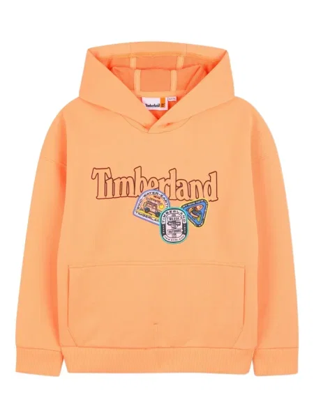 Суичър с качулка Timberland оранжево