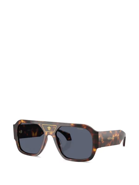 Ochelari de soare Versace Eyewear cu autograf maro