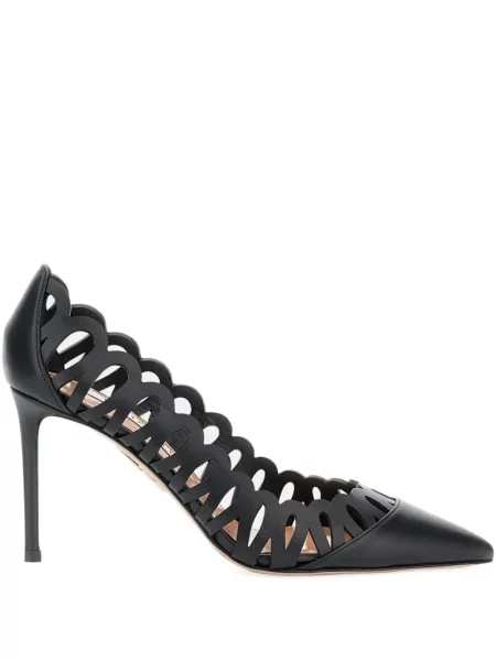 Pantofi cu toc Aquazzura din piele negru