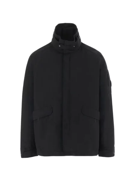 Geacă C.p. Company din țesătură twill negru