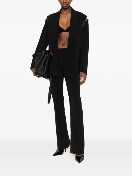 Pantaloni Patrizia Pepe din crep negru