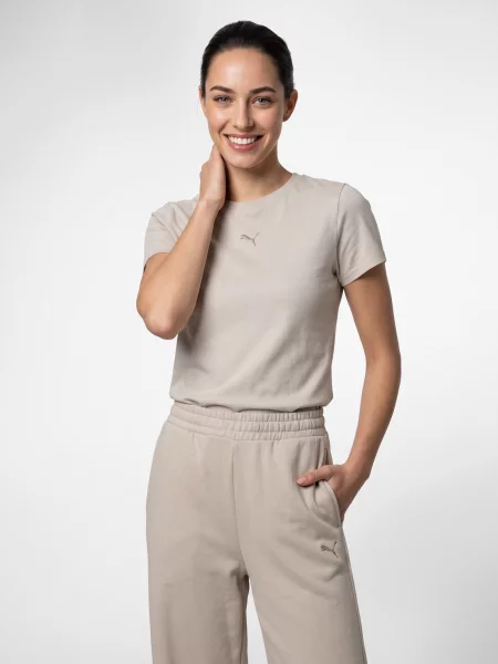 Majica Puma s autogramom bež