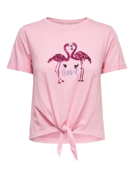 ONLY Tričko ONLDORA světlemodrá pink