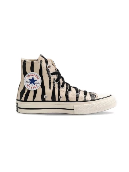 Converse Glow-In-The-Dark Zebra Print Kobiety Buty sportowe Converse Size: brązowy