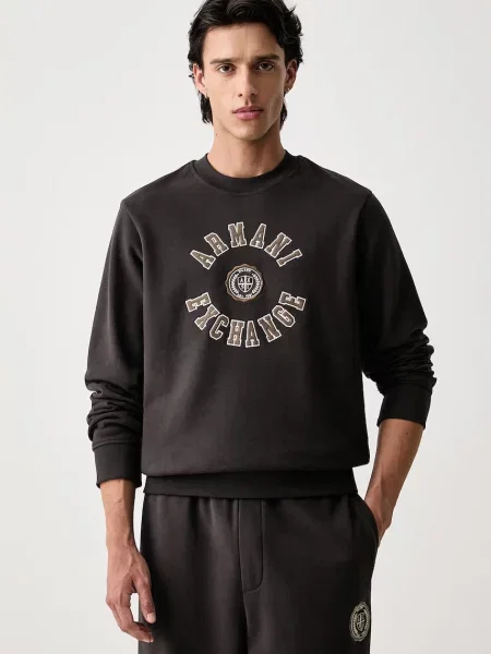 Armani Exchange hanorac pentru bărbați din gri