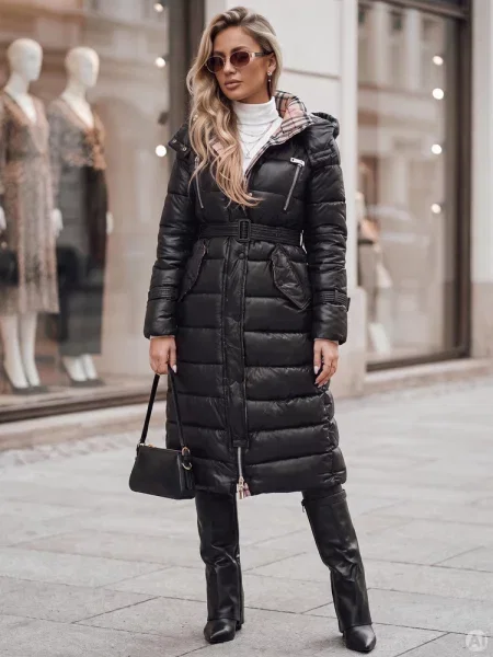 Płaszcz zimowy SPRUCE Dstreet czarny