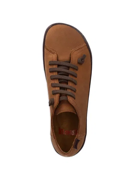 Fűzős csipkés sneaker Camper barna