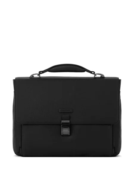 Servietă Piquadro din piele negru