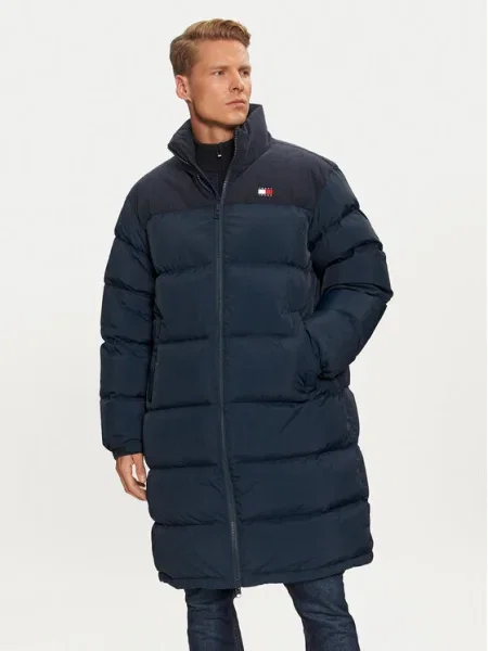 Tommy Jeans Geacă din puf Alaska Bleumarin