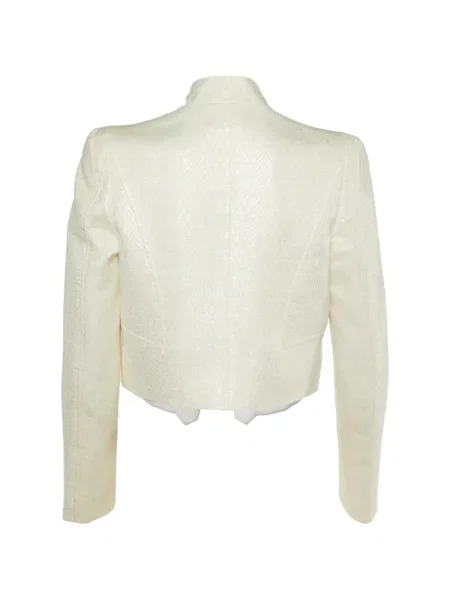 Lung sacou Elisabetta Franchi alb