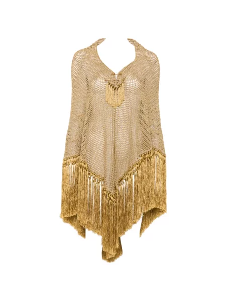 Poncho Chiara Is cu franjuri