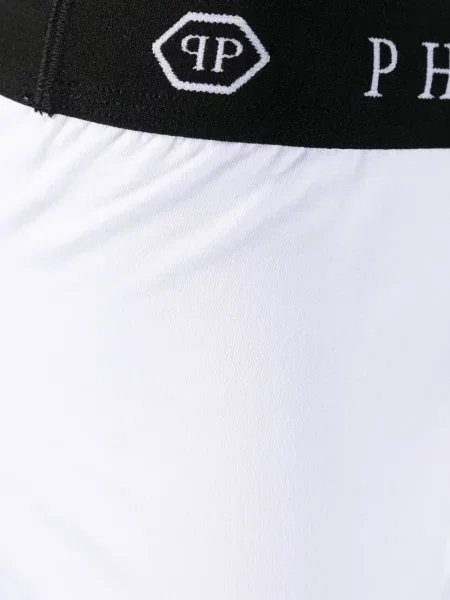 Boxerky Philipp Plein s potiskem bílé