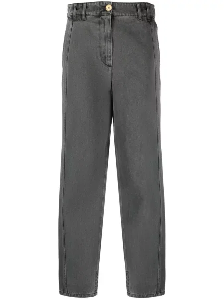 Blugi drepți Patou cu broderie negru