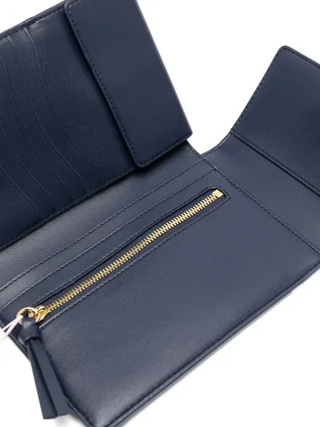 Grafic portofel Ganni albastru