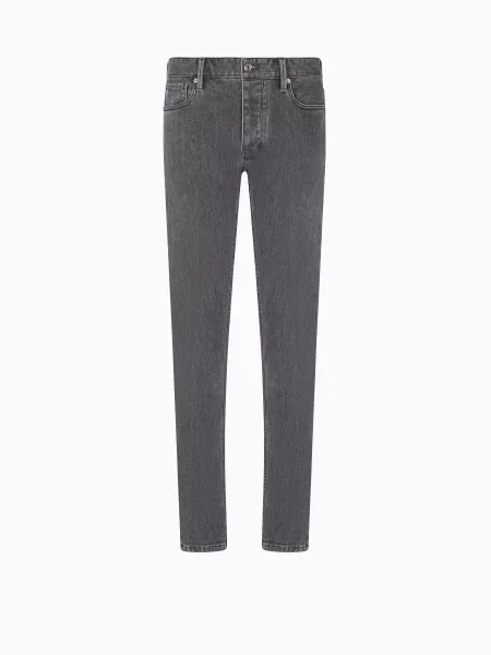 Прямі джинси Emporio Armani сірий