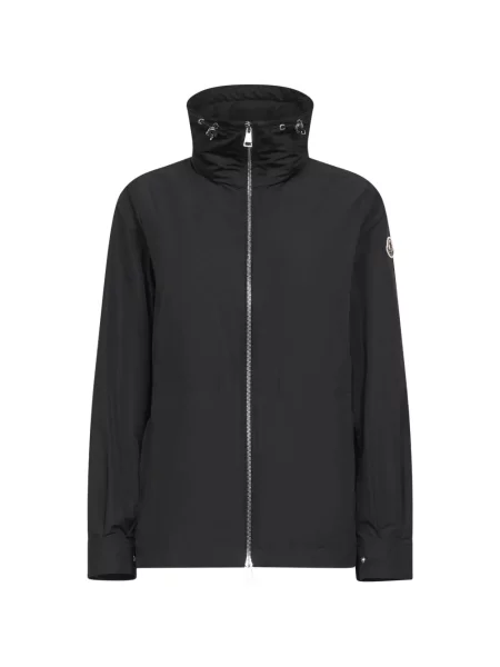 Palton Moncler cu glugă negru