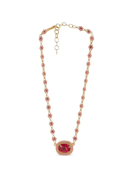 Colier Buddha Mama cu model floral