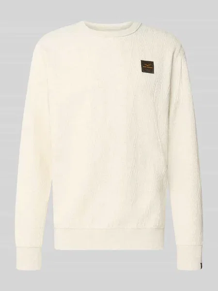 Bluza o kroju regular fit z mieszanki bawełny z detalem z logo Pme Legend biała