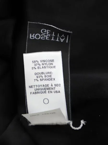 Κοστούμι φόρεμα Rosetta Getty μαύρο