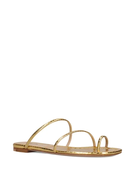 Sandale Michael Kors fără toc auriu