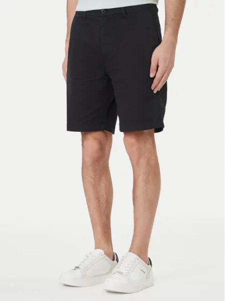 Calvin Klein Jeans Kratke hlače iz tkanine črna