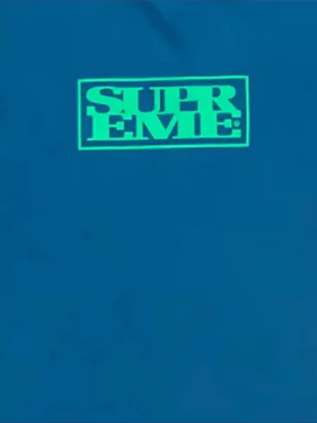 Tricou Supreme cu imagine albastru