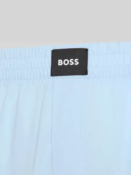 Bokserki w kroju regular fit z czystej bawełny w zestaw 2 szt. model CW Peach' Boss niebieskie