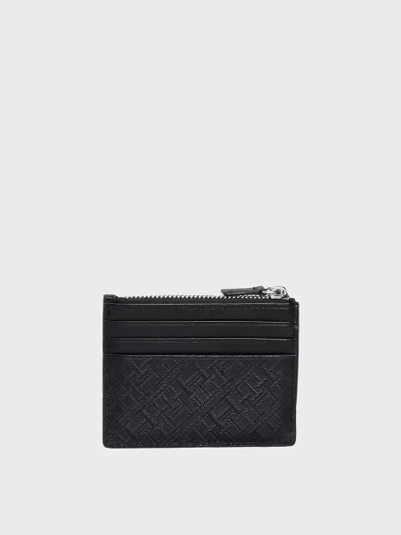 Кожаный кошелек Tommy Hilfiger черный