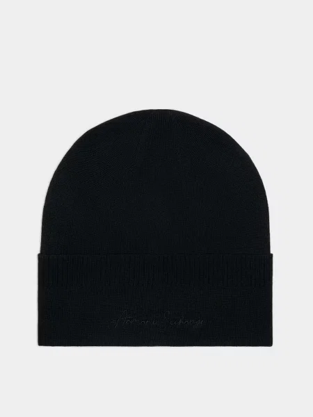 Armani Exchange Шапка Вовна/акрил чорний