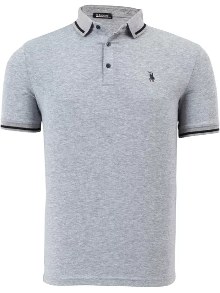 Поло тениска Dewberry сиво