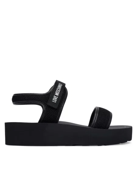 LOVE MOSCHINO Sandały czarny