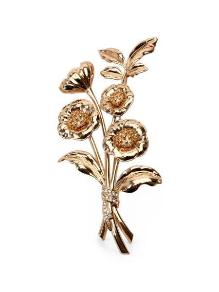 Brosa Carolina Herrera cu model floral