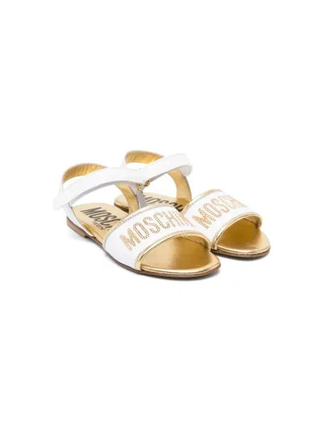 Sandały dziecięce Moschino białe