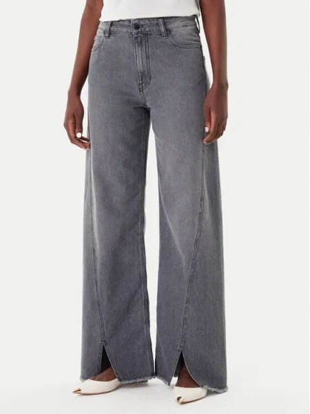 Simona Corsellini Blugi Wide Leg gri