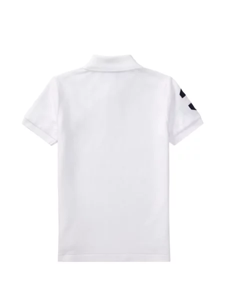 Koszulka polo dziecięca Polo Ralph Lauren biała