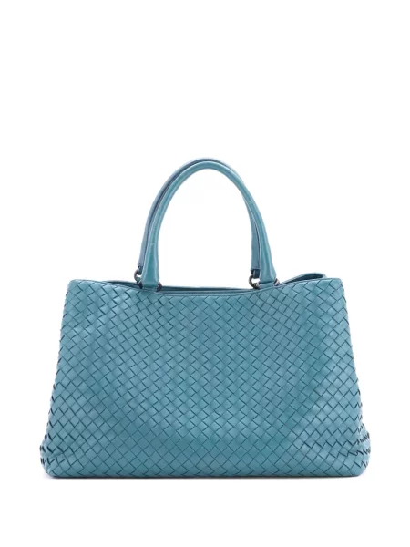 Duża torba Bottega Veneta Pre-owned zielona