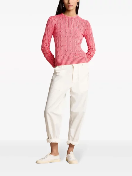 Prugasta polo majica Polo Ralph Lauren s printom od kašmira plava