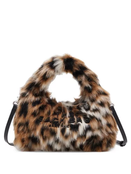 Blană artificială geanta crossbody Marc Jacobs maro