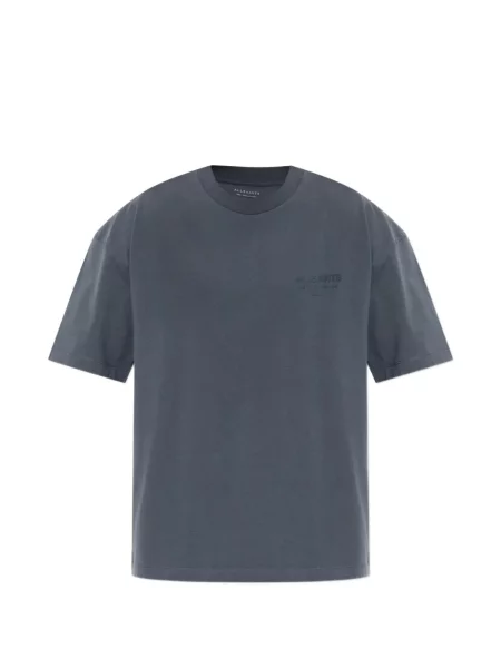 Tricou Allsaints cu autograf albastru