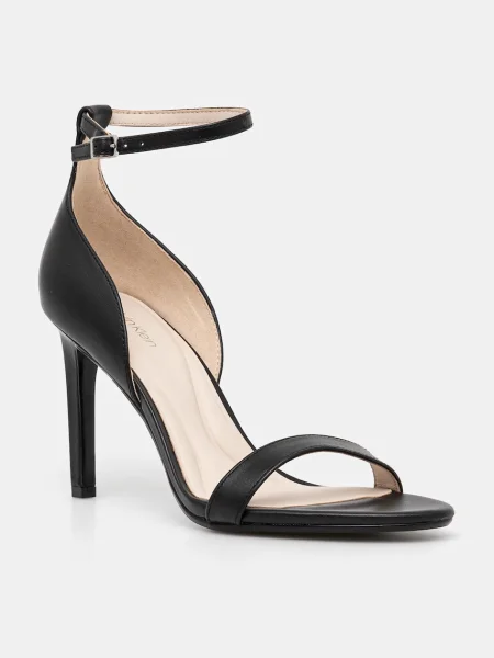 Calvin Klein sandale HEEL SANDAL 90 LTH negru