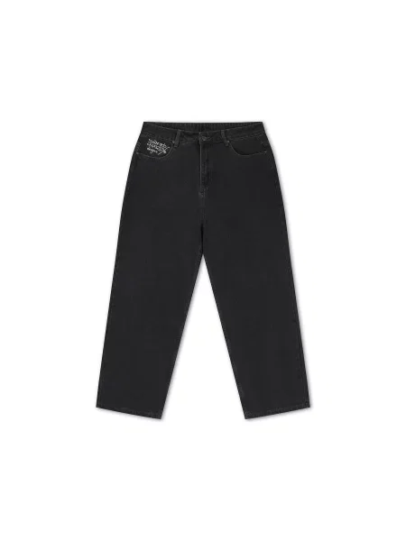 Ed Hardy Jeans gri / gri bazalt / negru denim alb