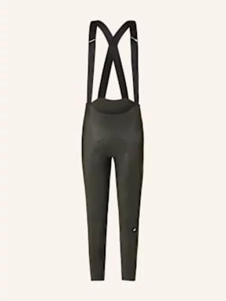 Assos Cyklistické Kalhoty Mille Gt Spring Fall Bib Tights Se Šlemi A Postrovanou Vložkou olivová