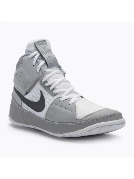 Обувки за борба Nike Fury бяло/сиво бяло
