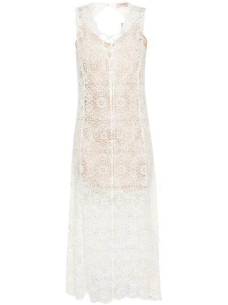 Sukienka midi Twinset biała