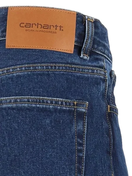 Pantaloni Carhartt Wip albastru