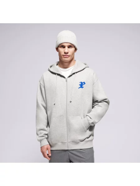 Prosto Bluza Rozpinana Zip Hoodie Ghotic P Gray szara