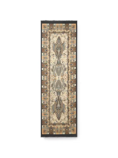 Fular Etro de lână cu model floral