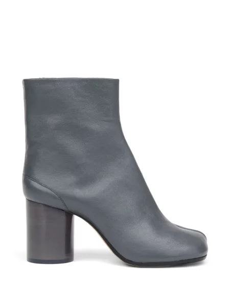 Cizme scurte Maison Margiela din piele gri