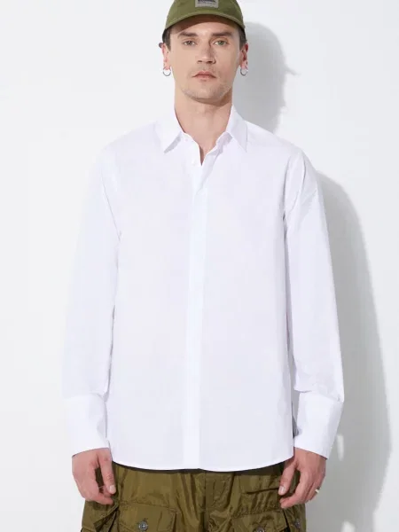 Košulja Shirt Regular Fit za muškarce regular s klasičnim ovratnikom bijela